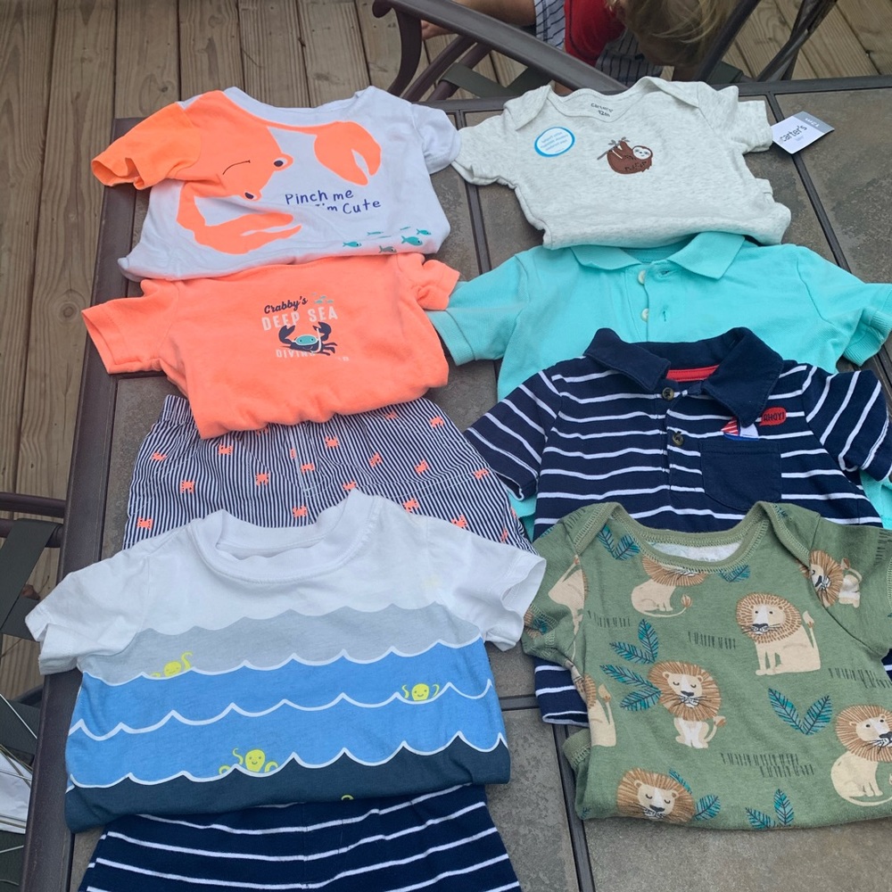 12m shorts and tops